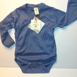 NWT☆Kate Quinn☆100% Organic Cotton Kimono Long Sleeve Bodysuit ☆